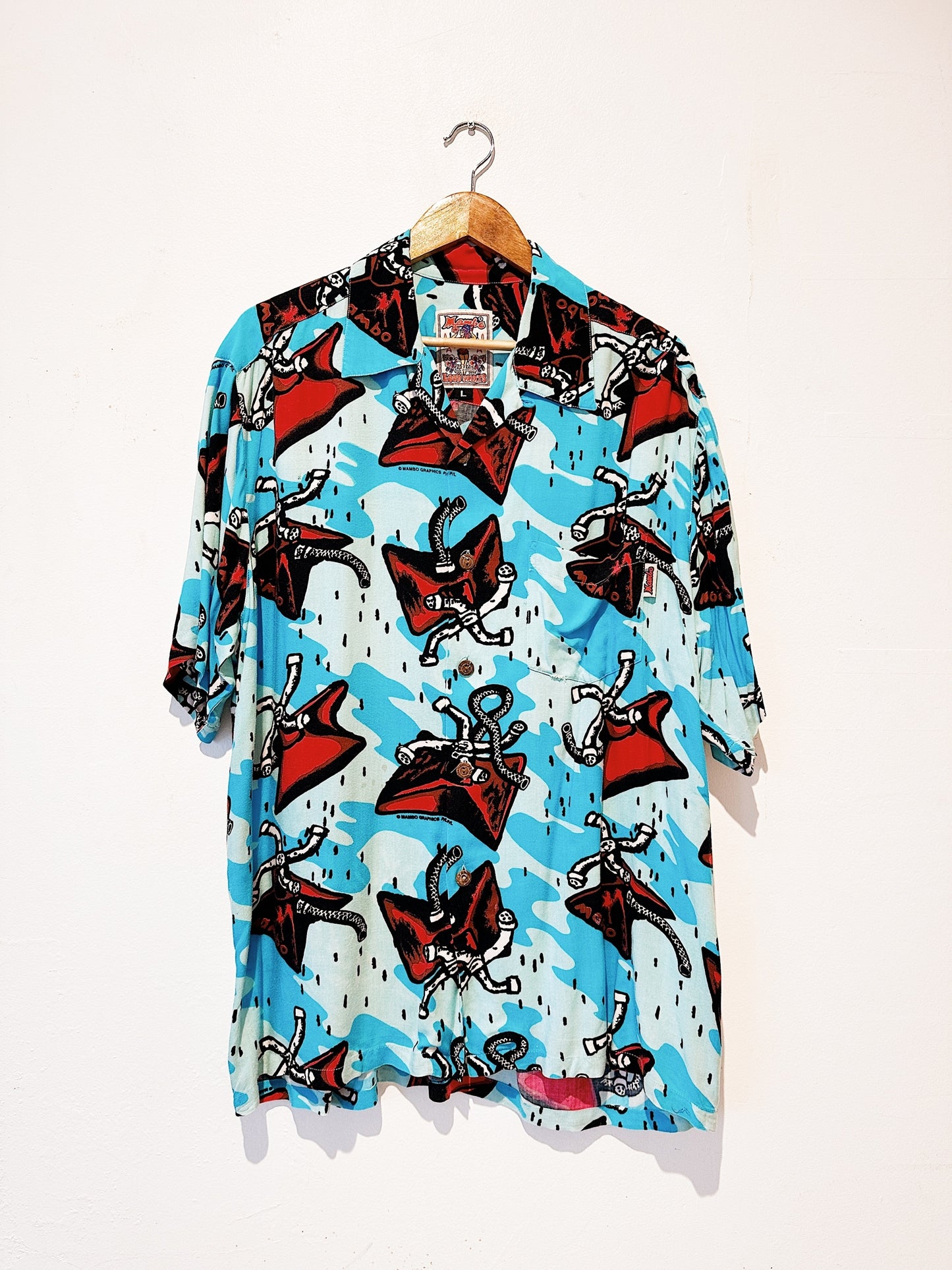 Paul Worstead "Sprinkler" Vintage Mambo Loud Shirt 83