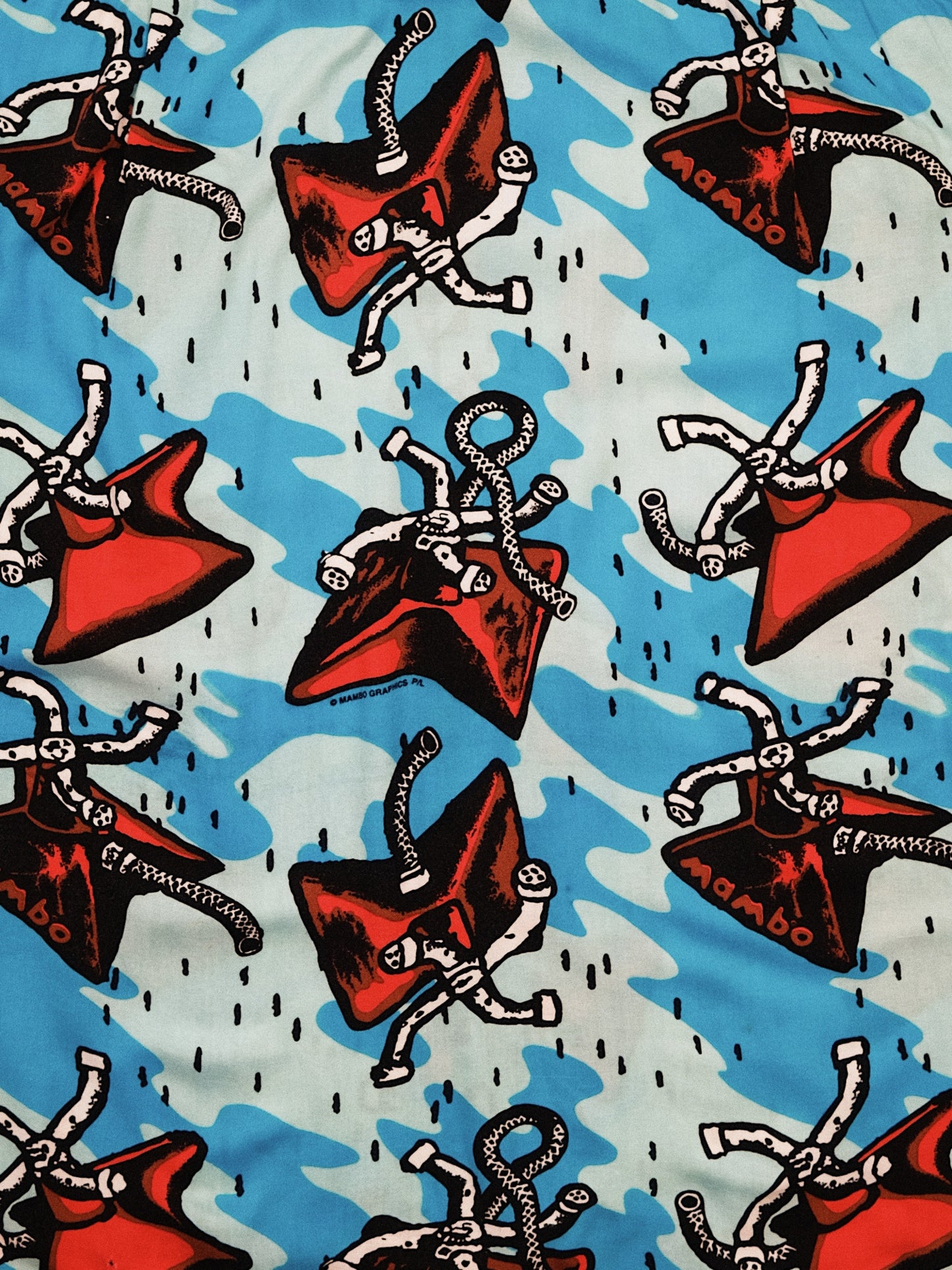 Paul Worstead "Sprinkler" Vintage Mambo Loud Shirt 83