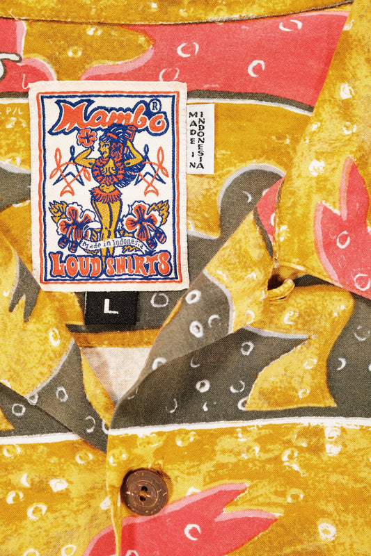 Shooting Gallery Vintage Mambo Loud Shirt (Orange) 46
