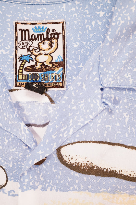 Reg Mombassa "Suburban Landscape" Vintage Mambo Loud Shirt 87