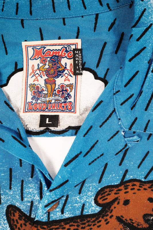 Reg Mombassa "Puppies" Vintage Mambo Loud Shirt 44