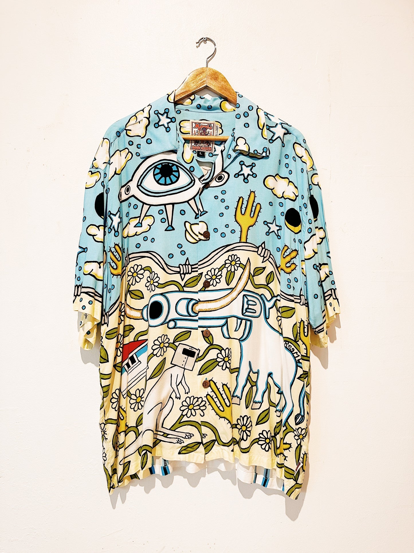 Reg Mombassa "Sheriff Of Nothing" Vintage Mambo Loud Shirt 85