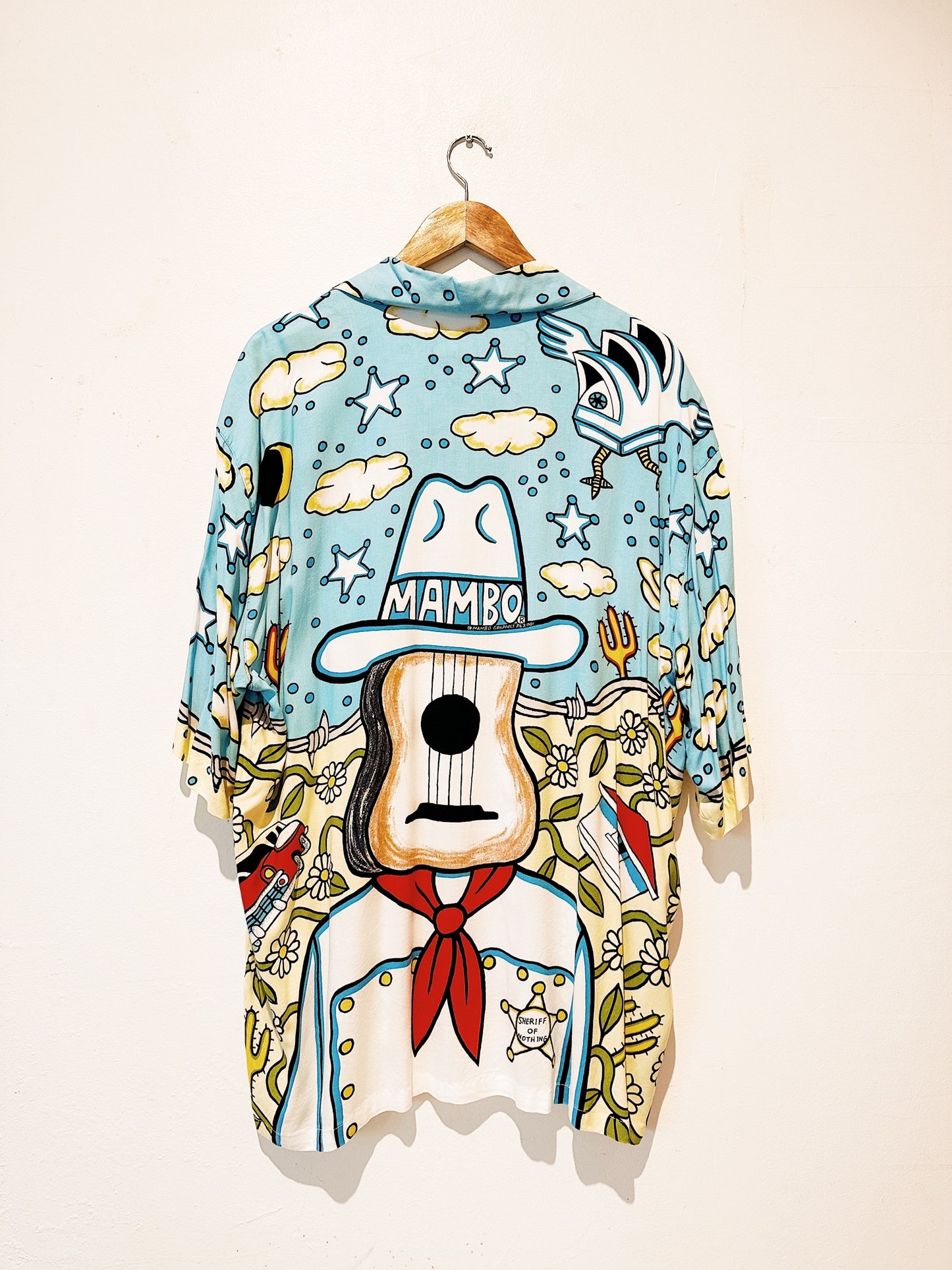 Reg Mombassa "Sheriff Of Nothing" Vintage Mambo Loud Shirt 85