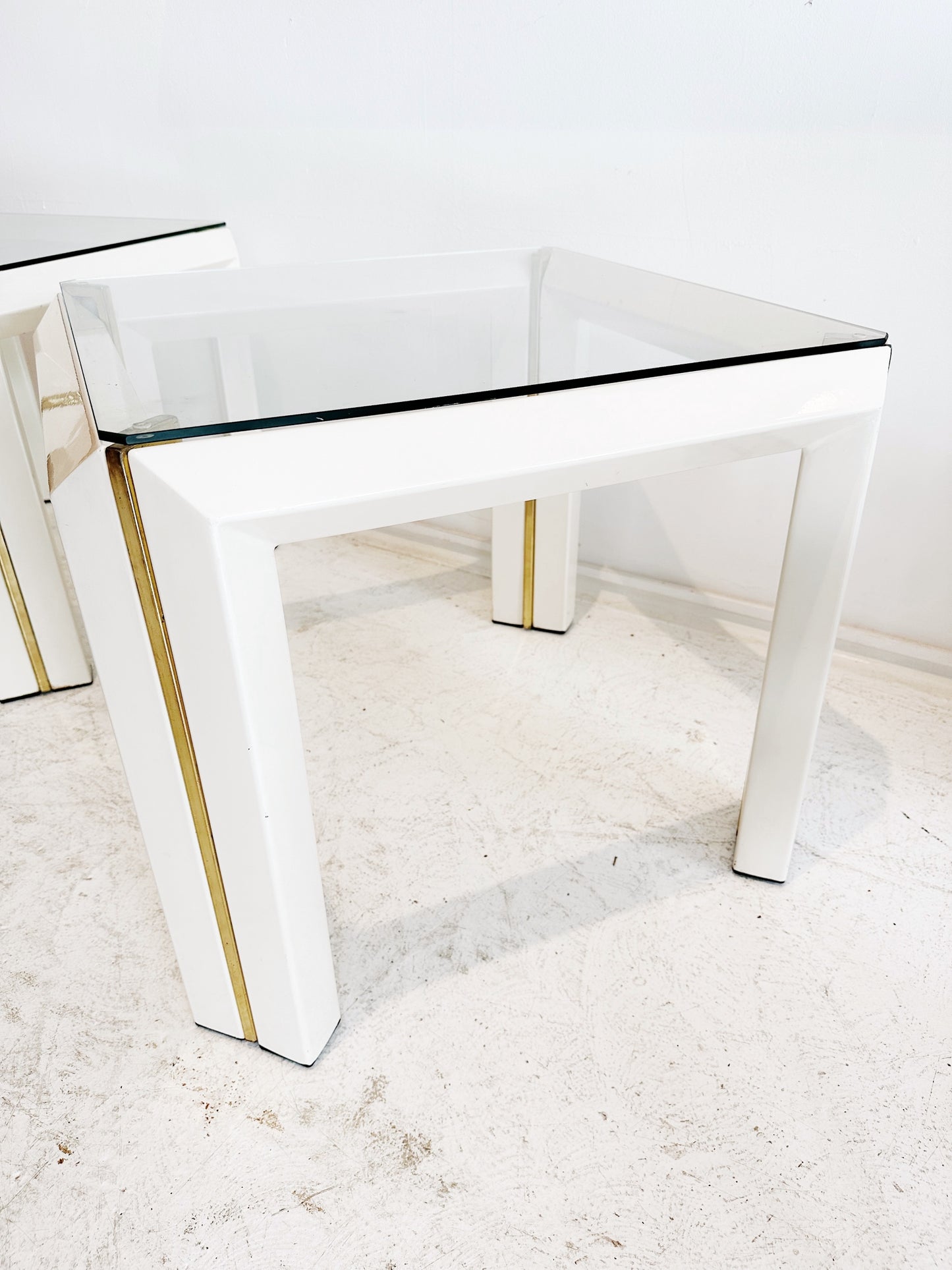 Romeo Rega Style Hollywood Regency Side Table