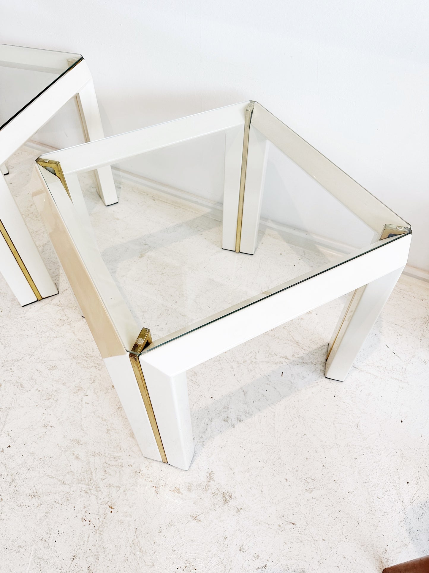 Romeo Rega Style Hollywood Regency Side Table