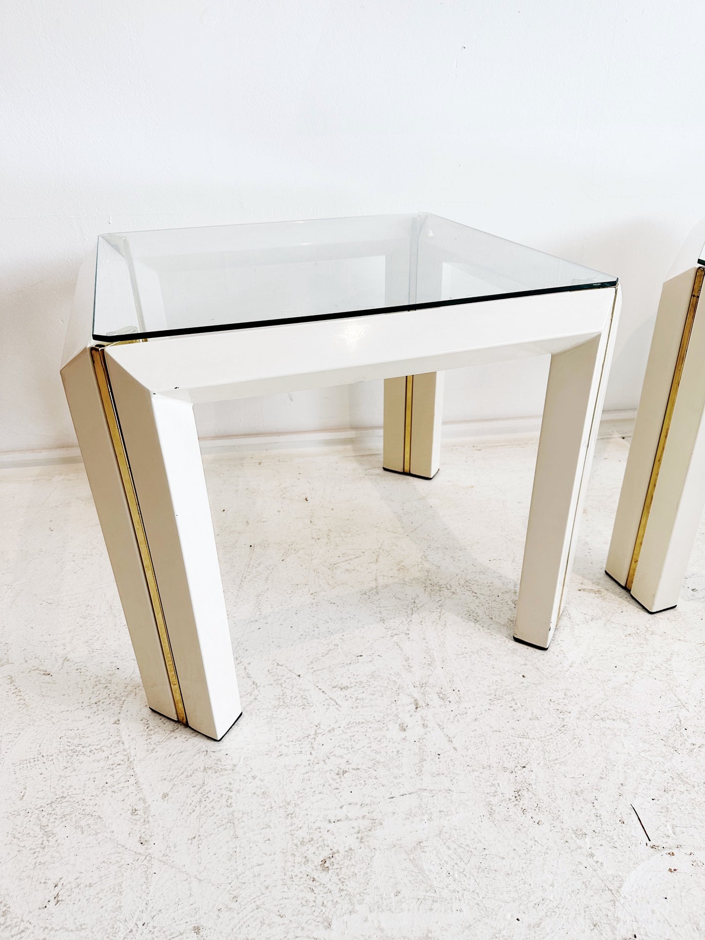 Romeo Rega Style Hollywood Regency Side Table