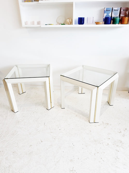 Romeo Rega Style Hollywood Regency Side Table