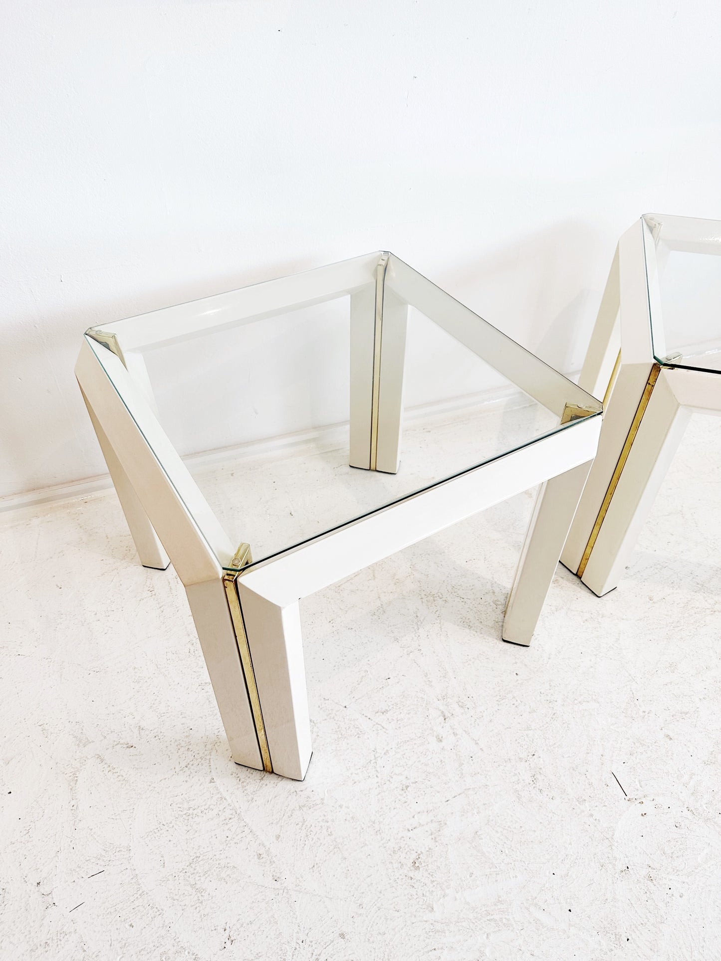 Romeo Rega Style Hollywood Regency Side Table