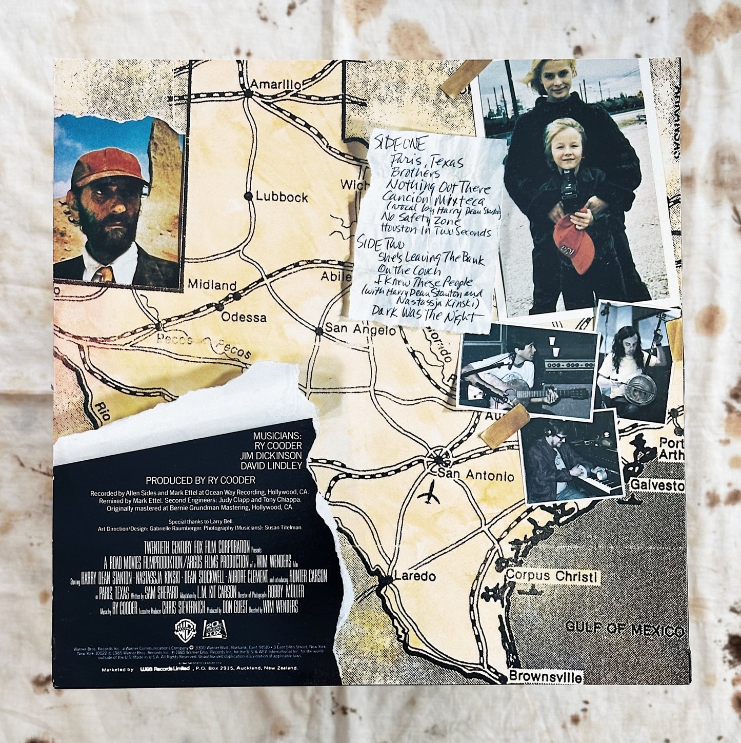 Ry Cooder / Paris, Texas OST LP