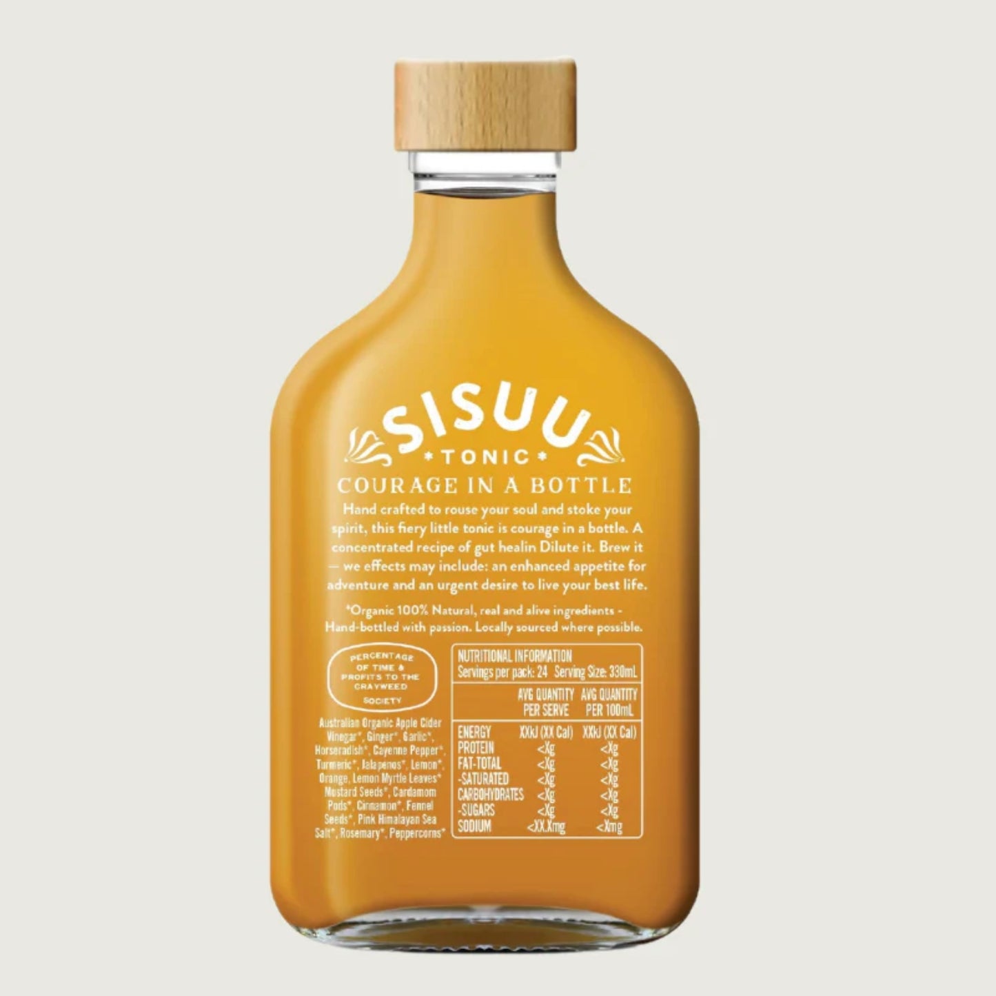 SISUU TONIC: FIRE & SPICE 180ml