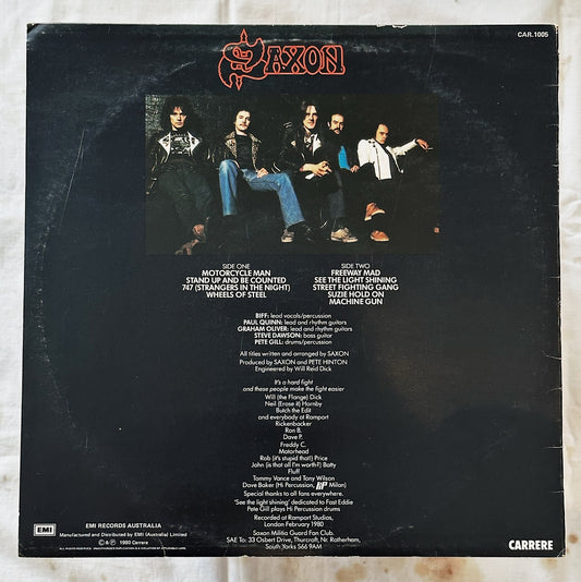 Saxon / Wheels of Steel LP