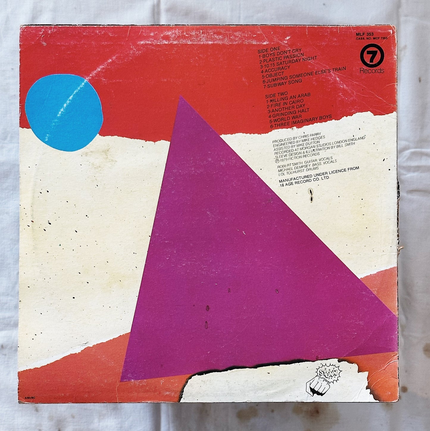 The Cure / Boys Don't Cry LP