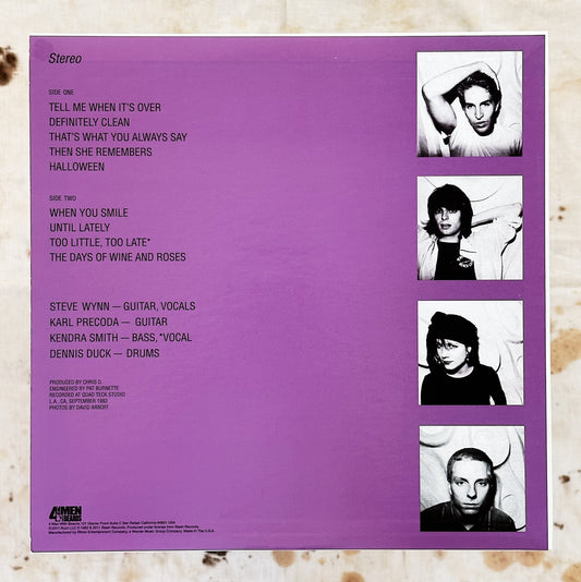 The Dream Syndicate / The Days Of Wine And Roses LP