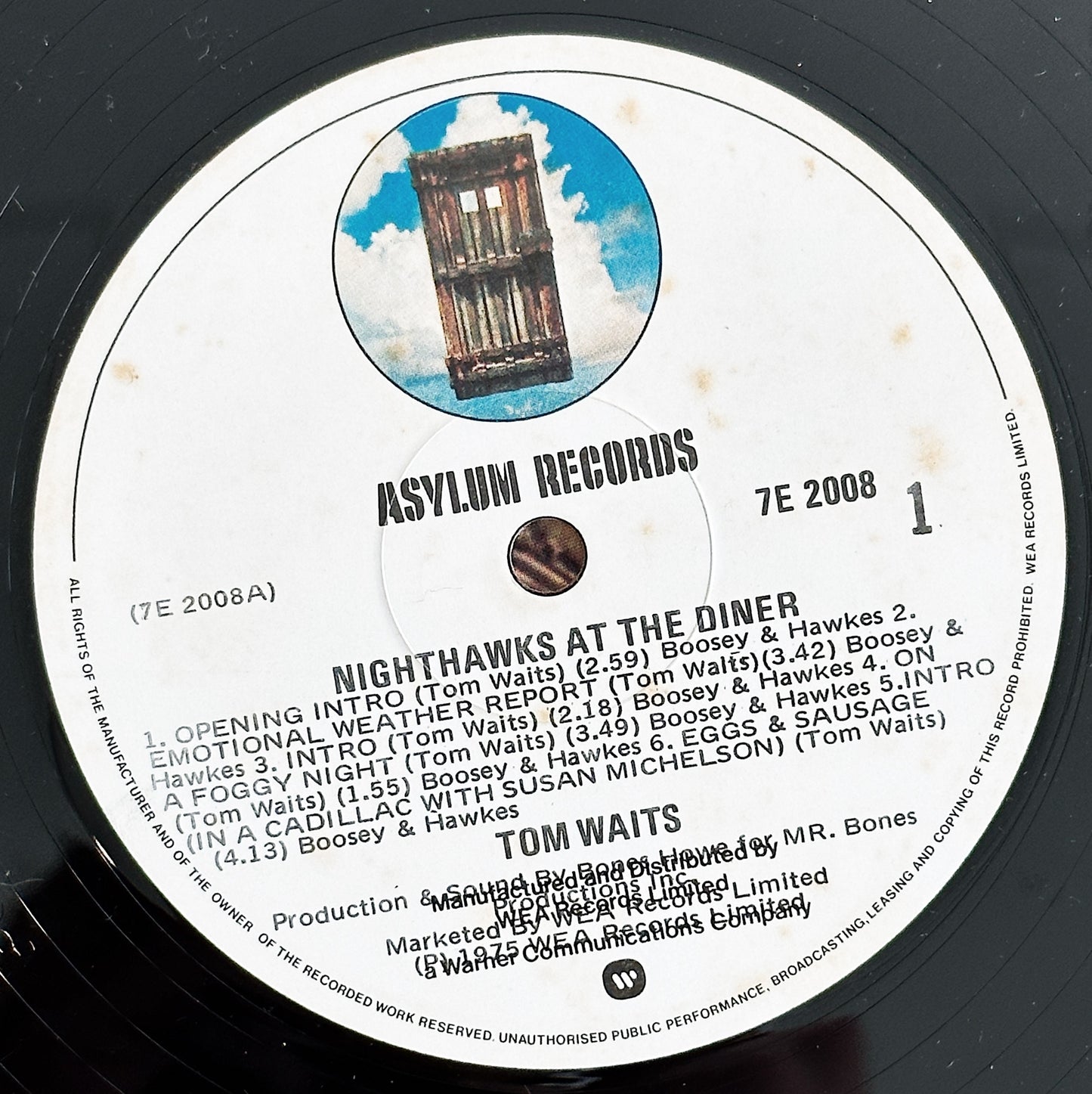 Tom Waits / Nighthawks At The Diner LP