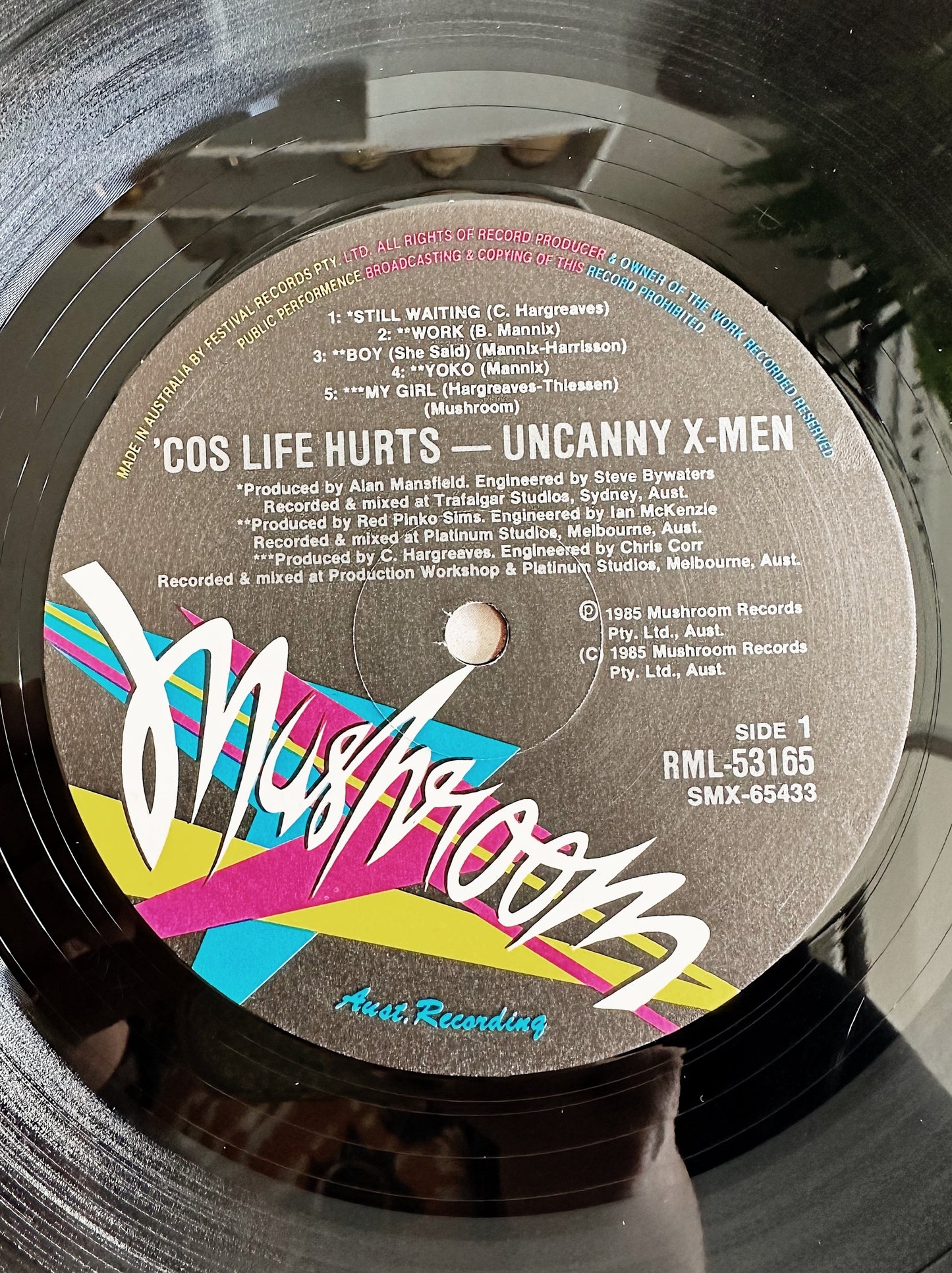 Uncanny X-men / 'Cos Life Hurts LP