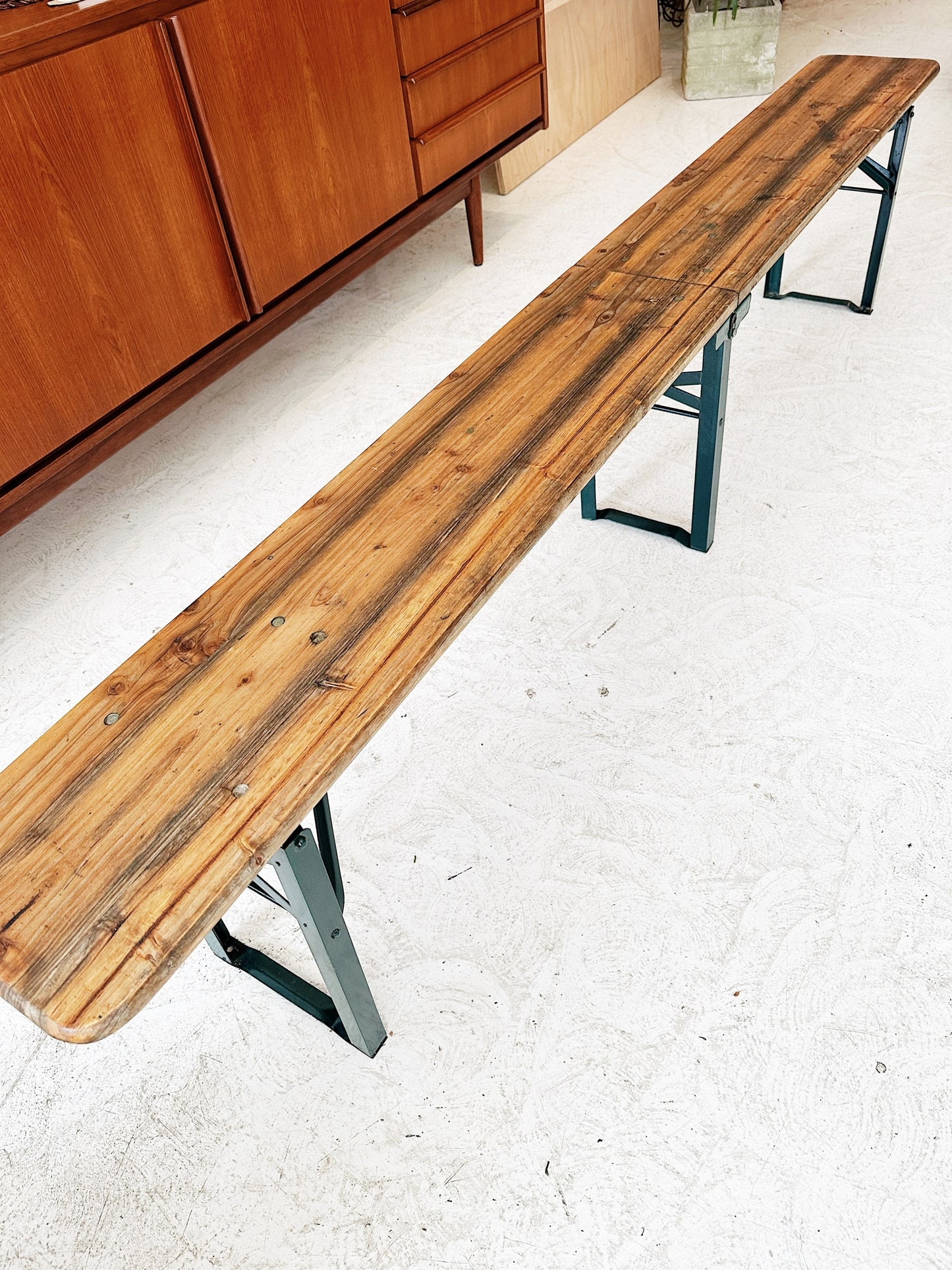 Vintage Fold-up Bench Seat