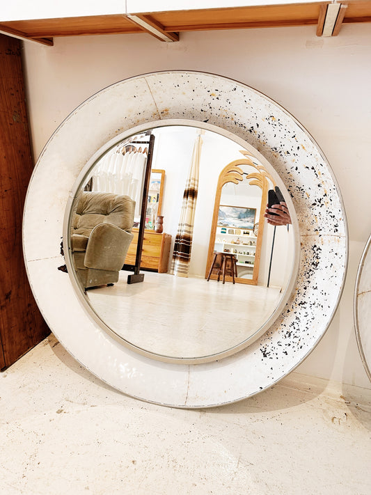 Vintage Industrial Porthole Mirror