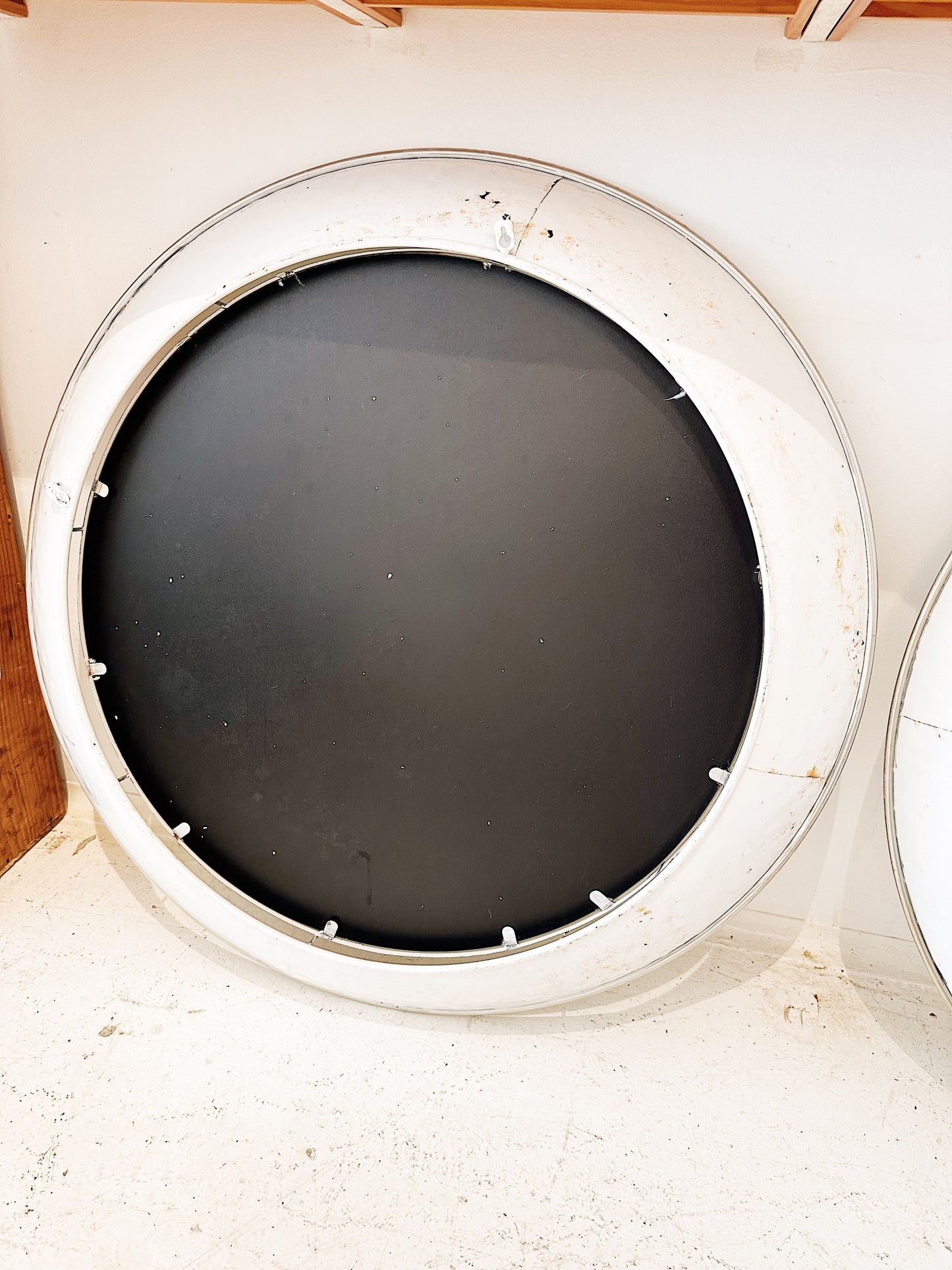 Vintage Industrial Porthole Mirror