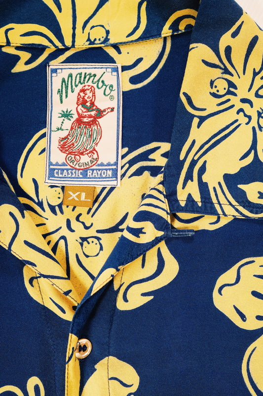 Stephen Bliss "Hyperbiscus" Vintage Mambo Loud Shirt 19