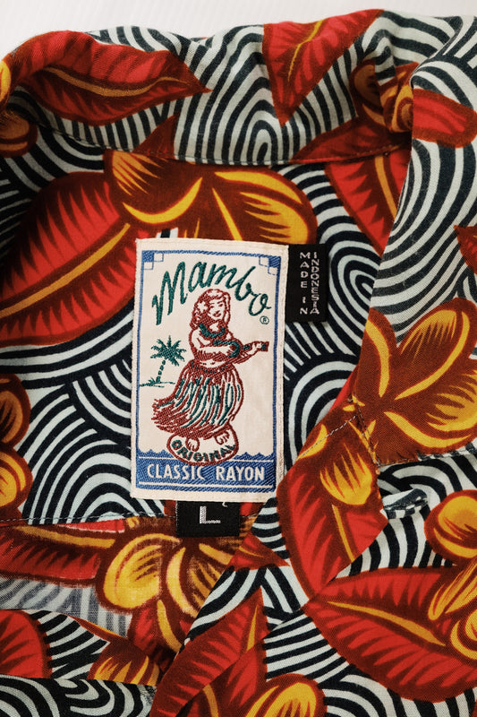 Bruce Goold "Frangipani" Vintage Mambo Loud Shirt 9