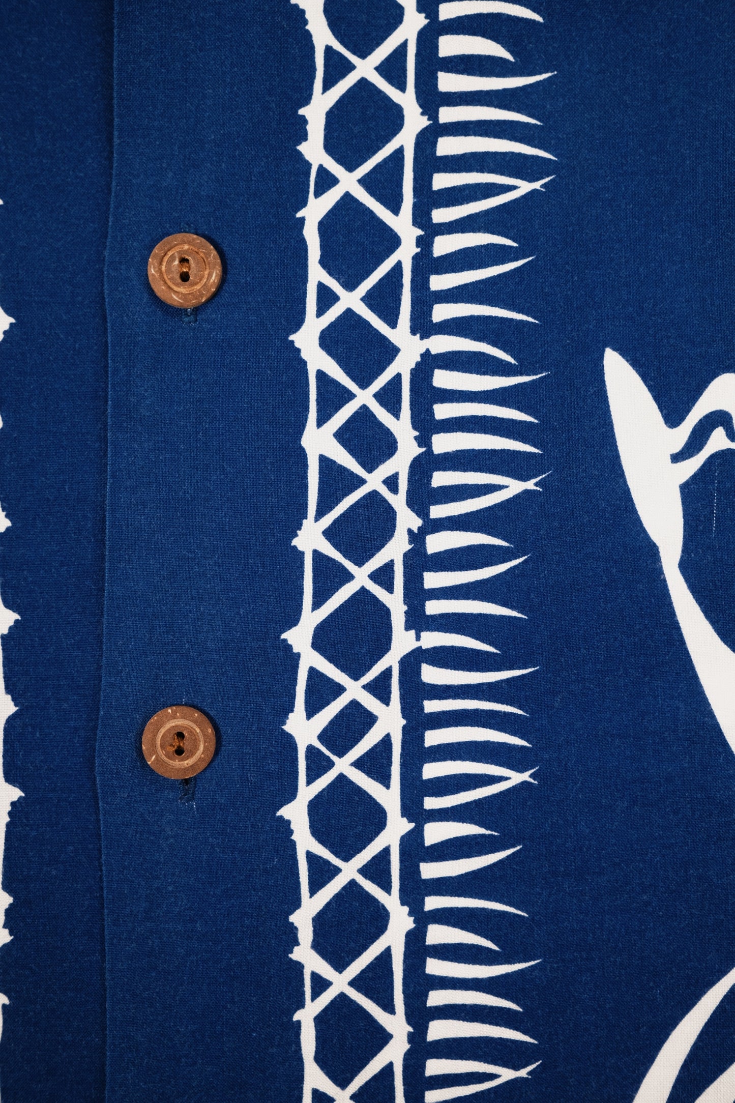 Paul McNeil "Batik Surf" Vintage Mambo Loud Shirt (Blue) 58