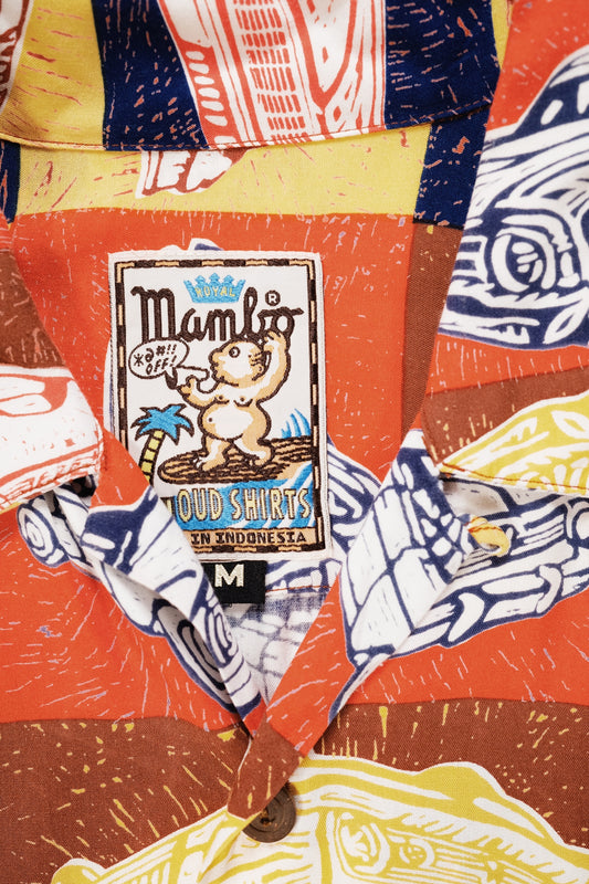 Robert Moore "Six Pack 'O' Sedans" Vintage Mambo Loud Shirt 20