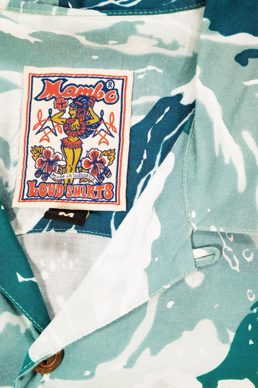 Great Wave Hawaiian Shirt Vintage Mambo Loud Shirt 52