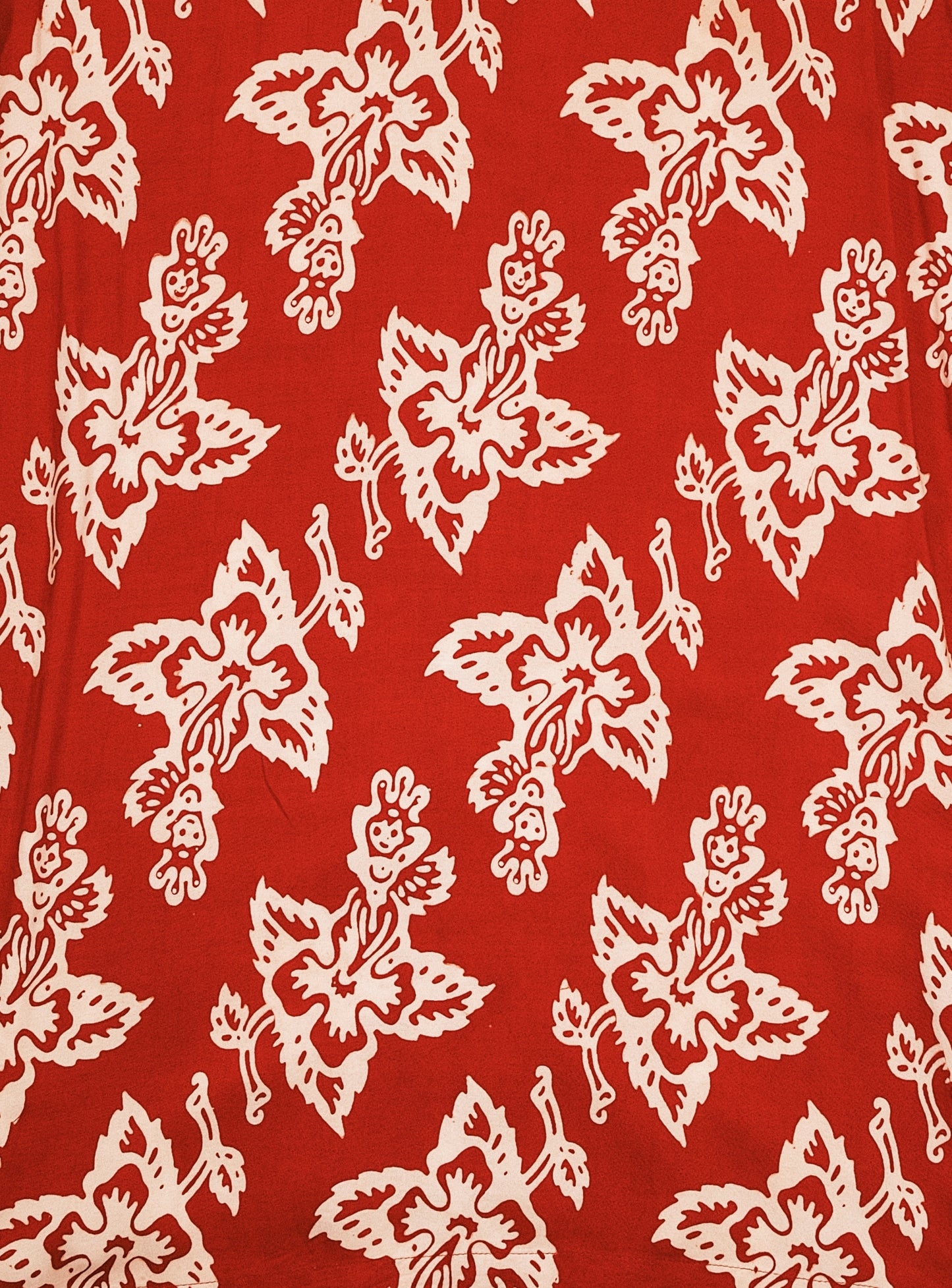 Jim Mitchell "Nude Floral" Vintage Mambo Loud Shirt 81