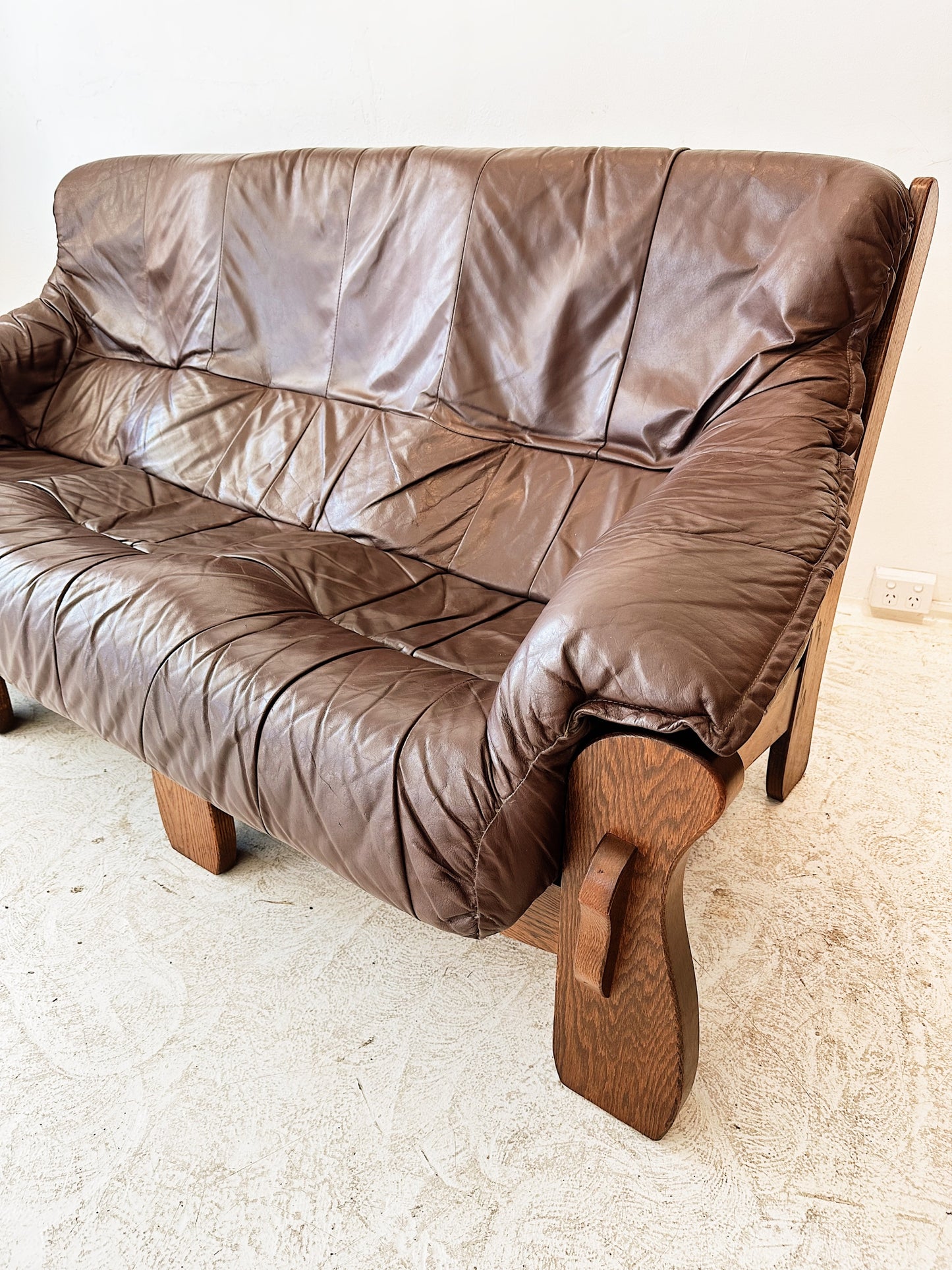Vintage Percival Lafer style Two Seater Sofa & Armchair