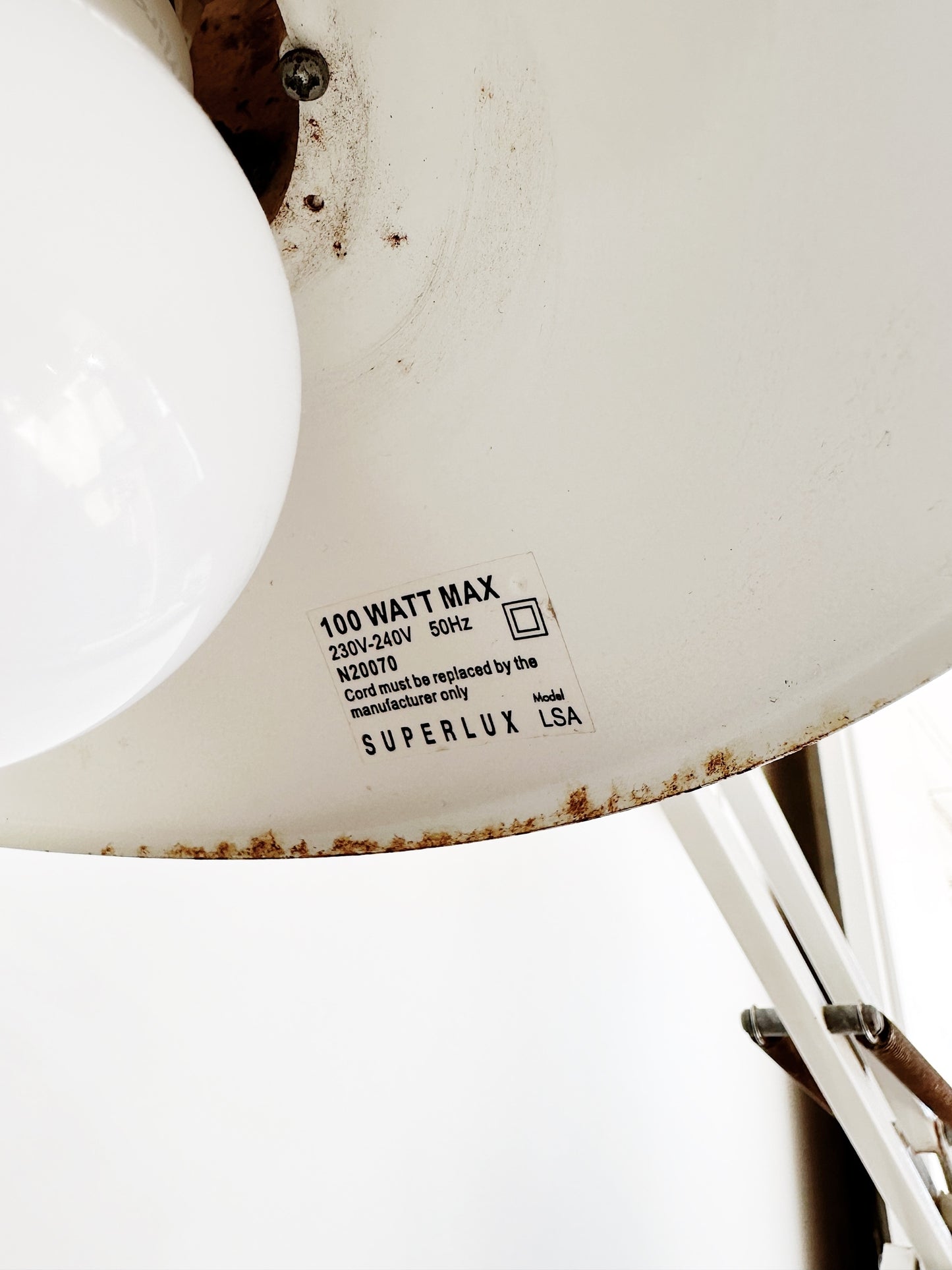 Vintage Superlux Desk Lamp