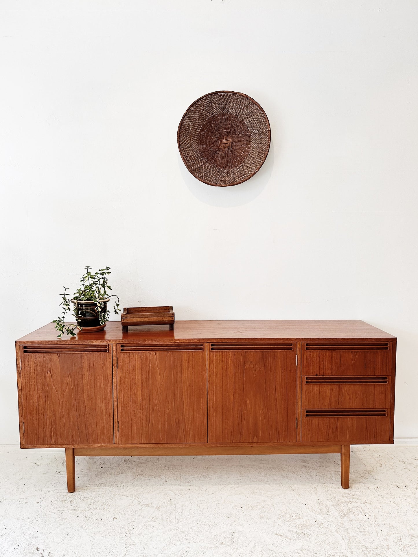 Vintage Wrightbilt Teak Sideboard