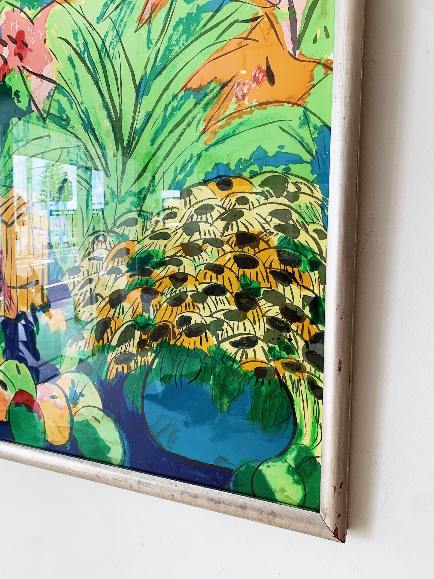 Walasse Ting "Eternity" 1985 Framed Serigraph