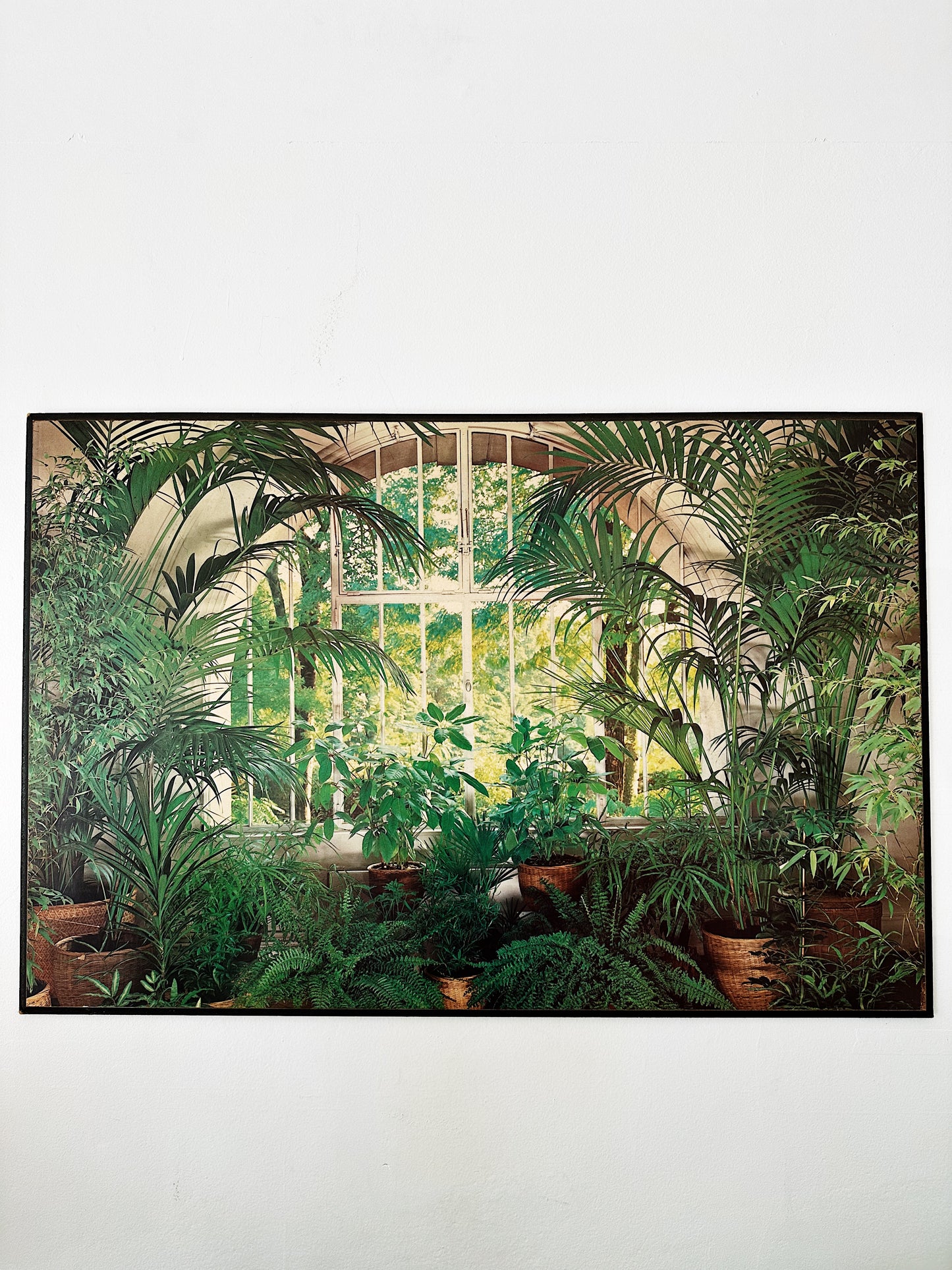 Vintage Greenhouse Block-mount Print