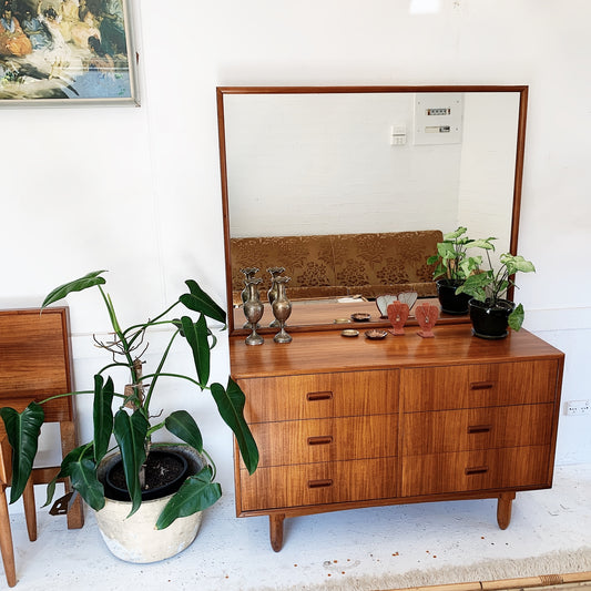 Mid-Century Modern Custom Built Teak Dresser