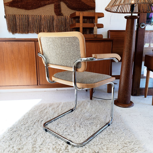 Cesca Italian Upholstered Carver Armchair