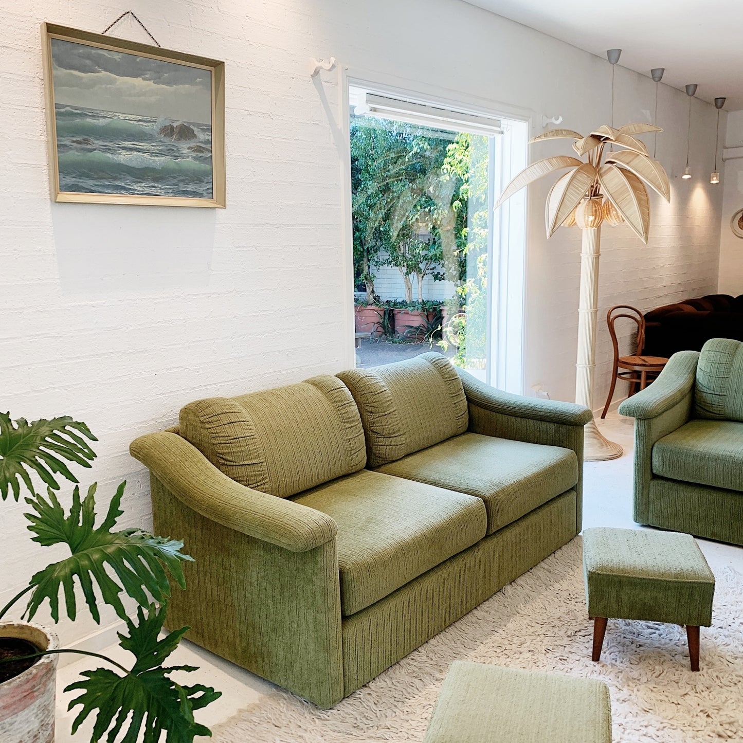 Parker Furniture Apple Green Terry Lounge Suite