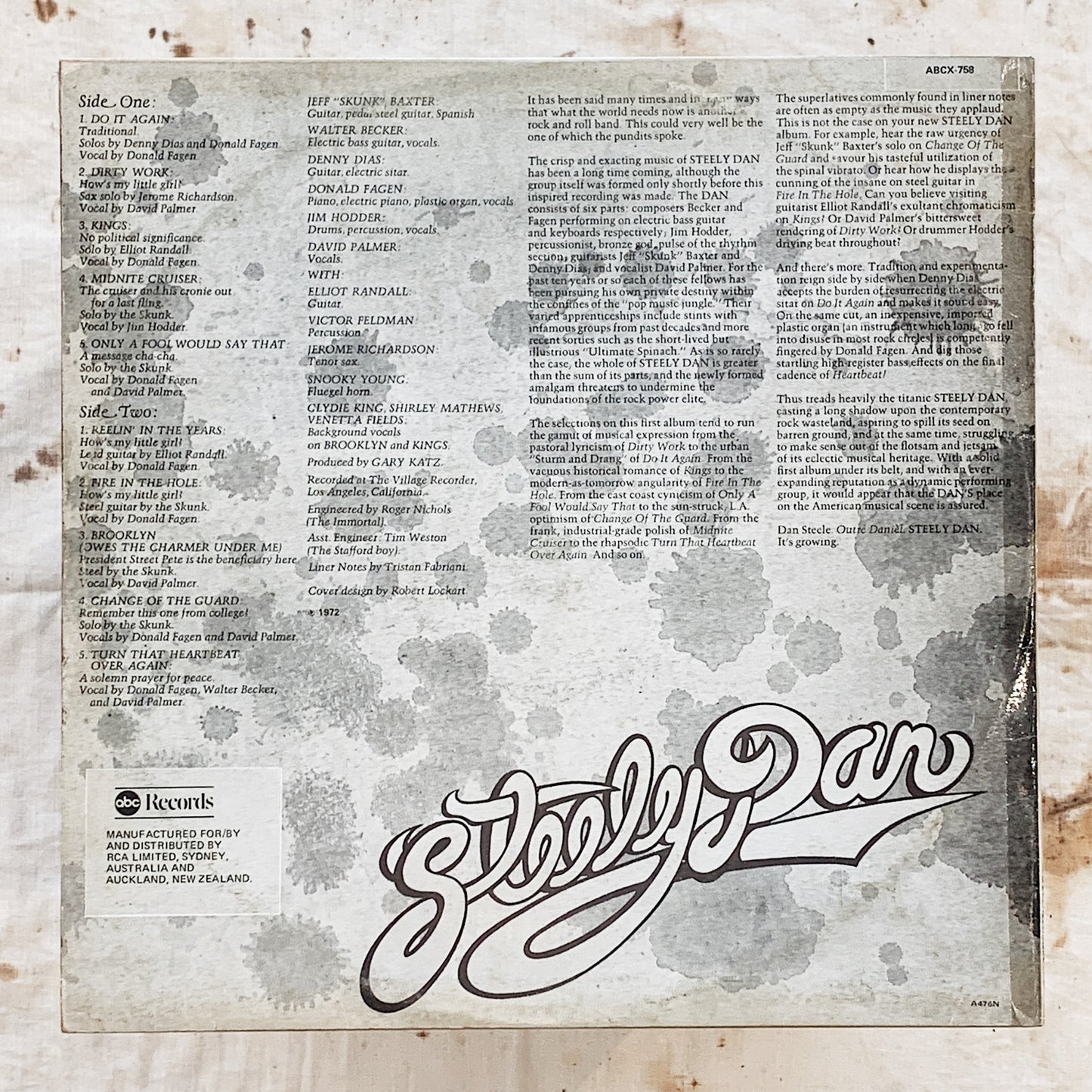 Steely Dan / Can't Buy A Thrill LP