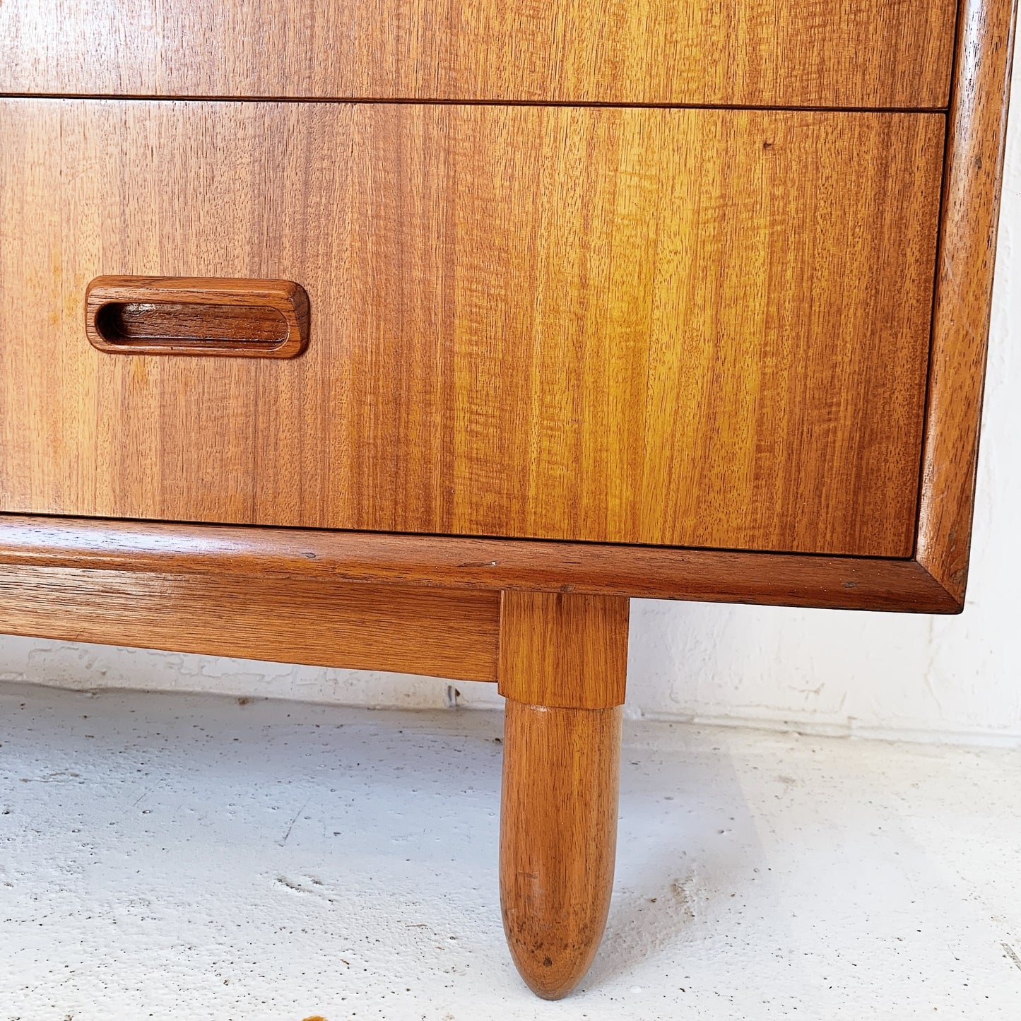 Mid-Century Modern Custom Built Teak Dresser