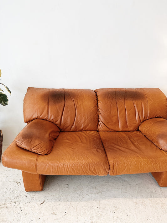 80s Vintage Nicoletti Salotti Style Sofa
