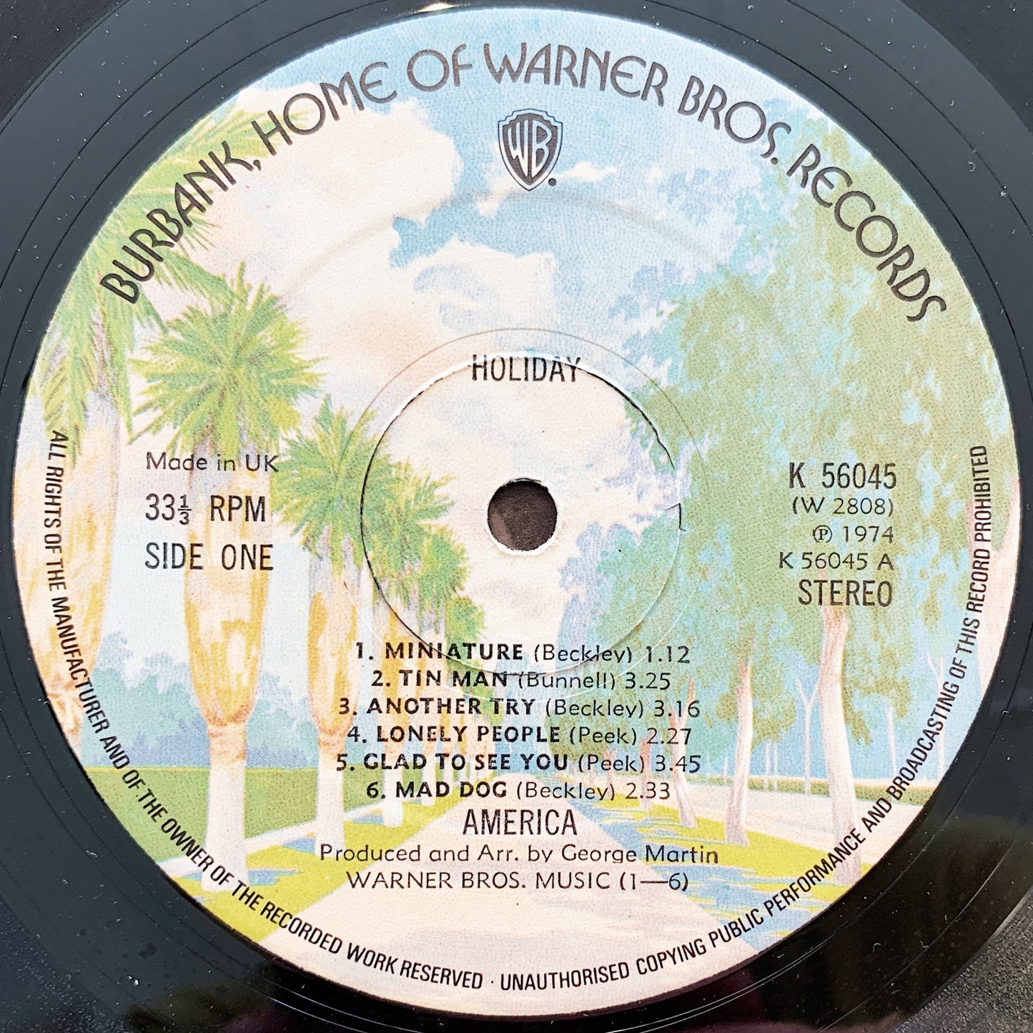 America / Holiday LP