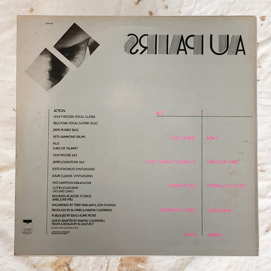 Au Pairs / Sense And Sensuality LP