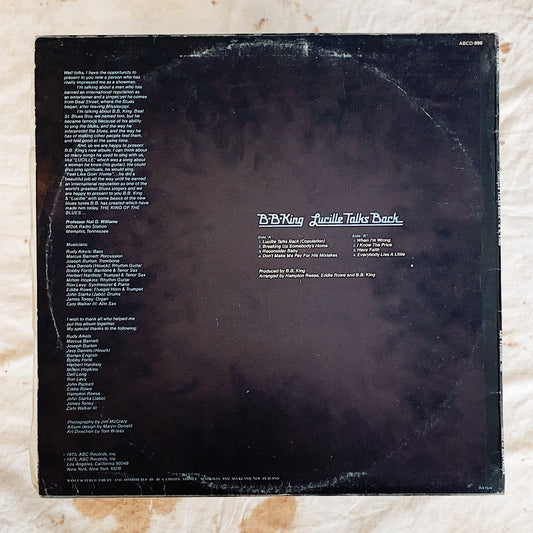 B.B. King / Lucille Talks Back LP