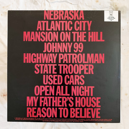Bruce Springsteen / Nebraska LP