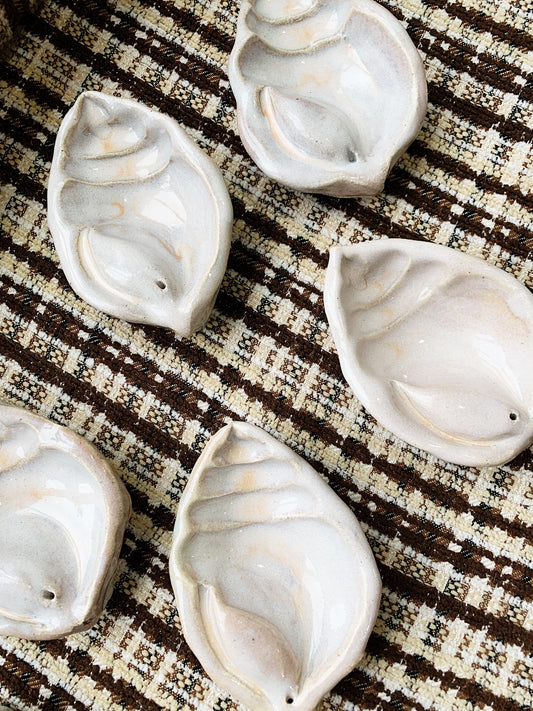 Centered Ceramics X Tiki La La Handmade Shell Incense Holder / Keep All