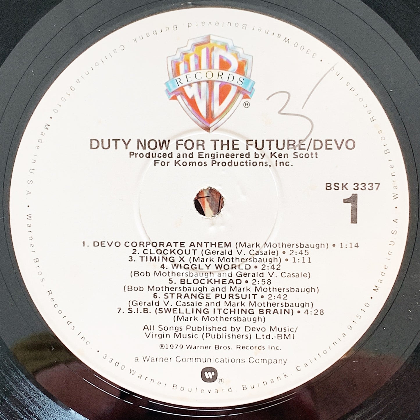 Devo / Duty Now For The Future LP