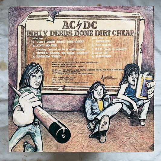 AC/DC / Dirty Deeds Done Dirt Cheap LP