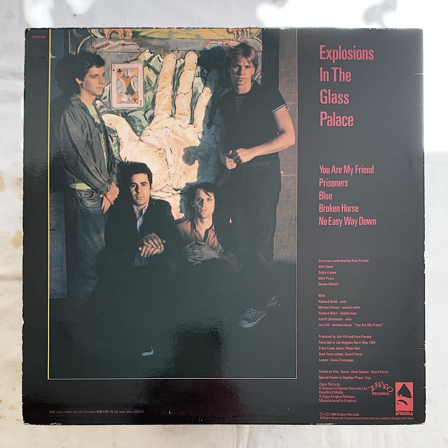 Rain Parade / Explosions In The Glass Palace LP