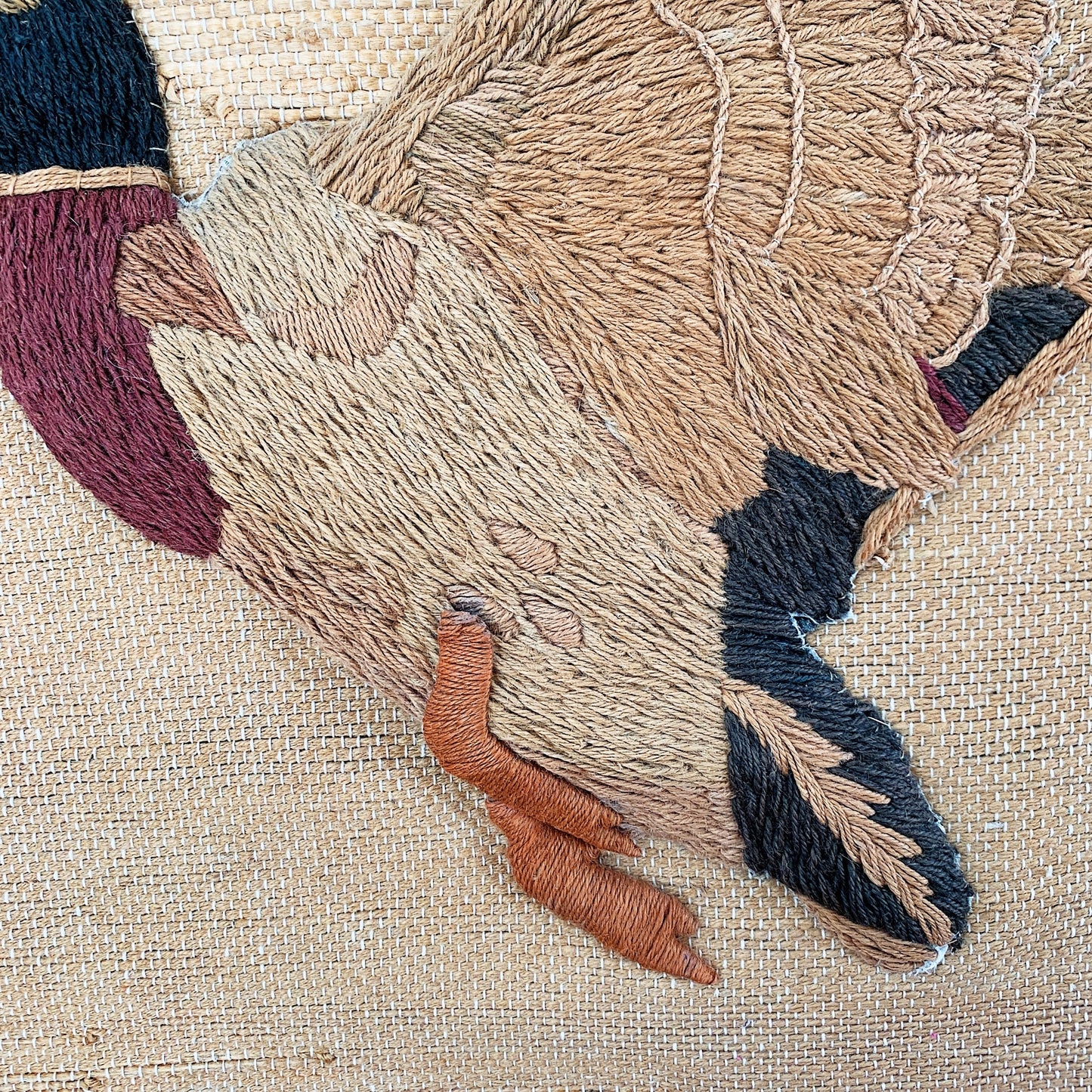 Flying Ducks Meher Jute Wall Hanging