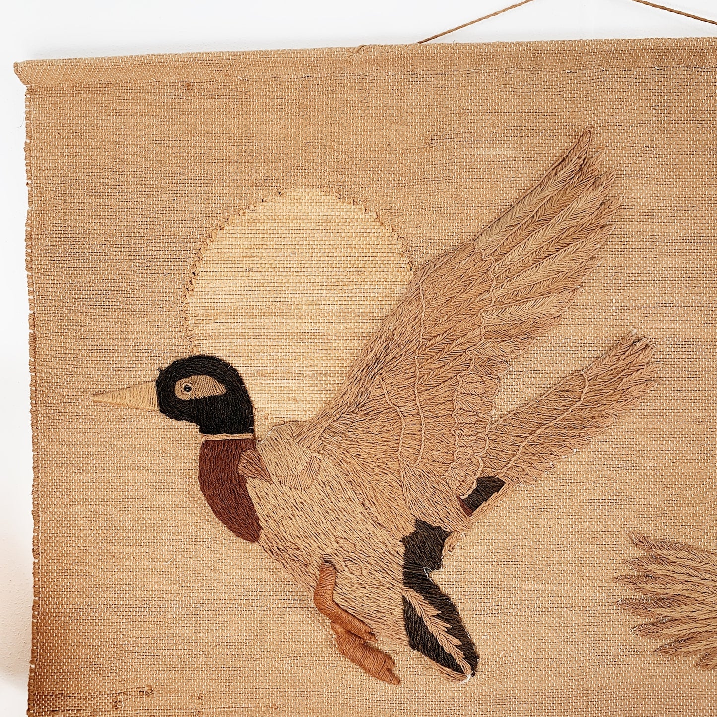 Flying Ducks Meher Jute Wall Hanging