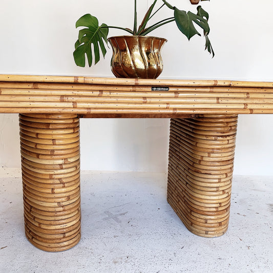 Foo Phing Extendable Rattan Dining Table